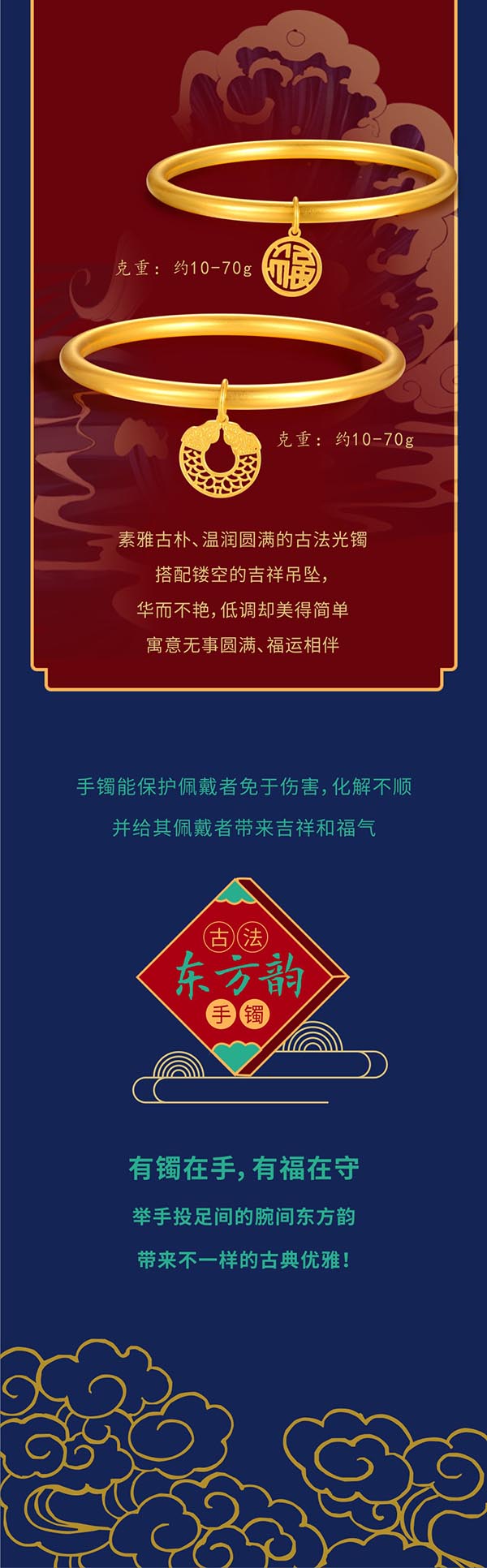 潮鴻利新品發布：潮傳古法素金【東方韻】福祿富貴·花開吉祥
