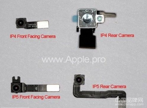 蘋果iPhone 5攝像頭組件曝光