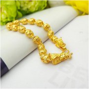 2018好看的黃金手鏈圖片款式有哪些？