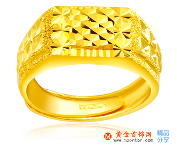 男士黃金戒指圖片欣賞 男士黃金戒指款式如何選