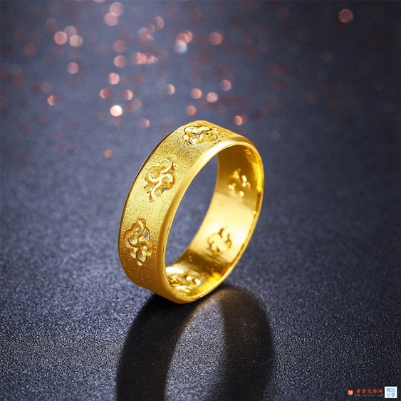 男士黃金戒指圖片欣賞 男士黃金戒指款式如何選