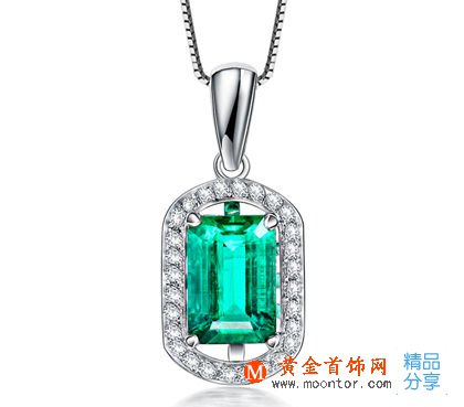 一款高大上的祖母綠吊墜有怎樣的寓意