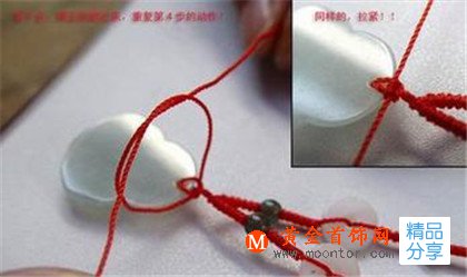 翡翠吊墜打結方法圖解 翡翠吊墜怎么打結