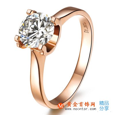 一個玫瑰金戒指多少錢