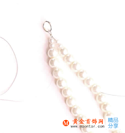 可愛優雅蝴蝶結珍珠項鏈制作教程