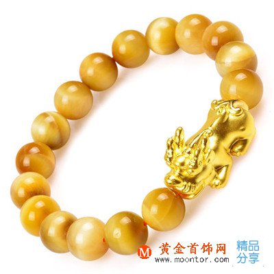 佩戴黃金貔貅手鏈有什么好處
