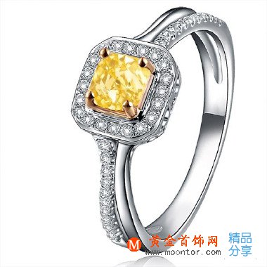 黃鉆戒指,鉆石中稀有的彩鉆