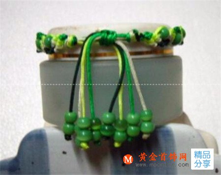 小珠子手鏈的編法大全  小珠子手鏈的編法教程圖解