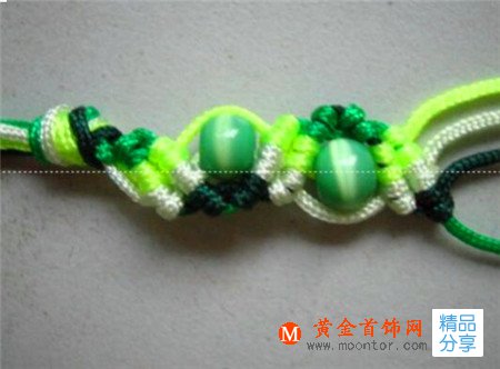 小珠子手鏈的編法大全  小珠子手鏈的編法教程圖解