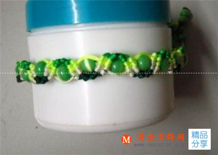 小珠子手鏈的編法大全  小珠子手鏈的編法教程圖解