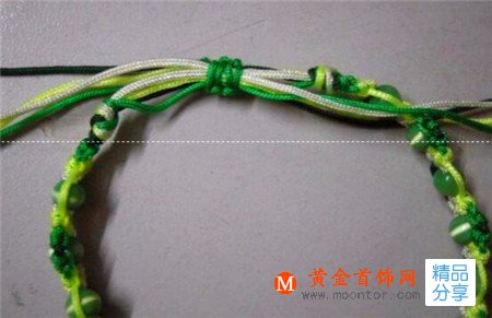 小珠子手鏈的編法大全  小珠子手鏈的編法教程圖解