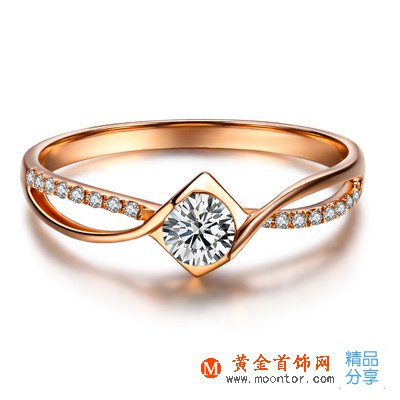 哪一種玫瑰金訂婚鉆戒比較流行