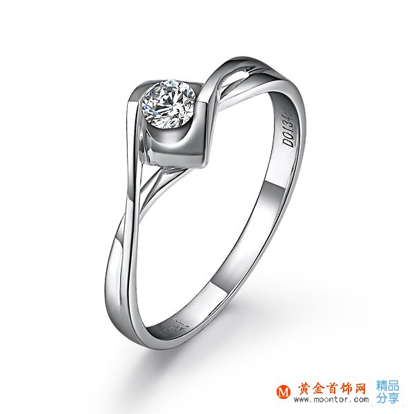 鉆戒的鑲嵌方式——卡鑲鉆戒