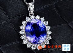 坦桑石吊墜款式 18k金坦桑石吊墜款式推薦