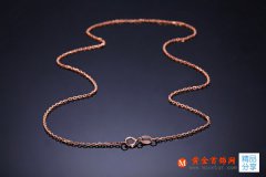 18k彩金項鏈的經典款式