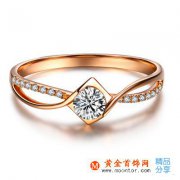 哪一種玫瑰金訂婚鉆戒比較流行