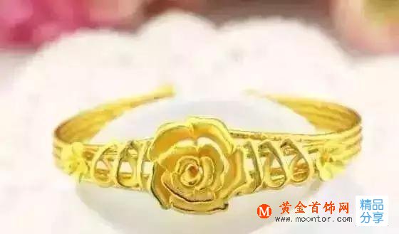 黃金手鐲,不同款式的寓意