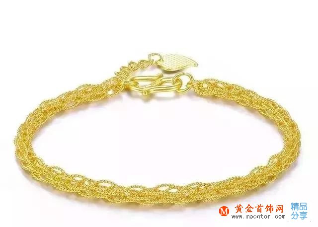 女士黃金手鏈款式，好看的黃金手鏈怎么挑？