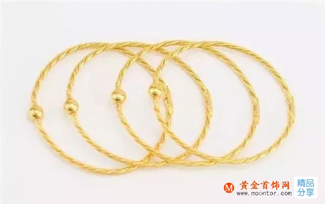 適合年輕人的黃金手鐲_今年流行黃金手鐲款式