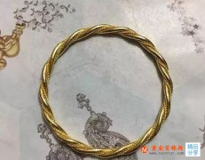 適合年輕人的黃金手鐲_今年流行黃金手鐲款式