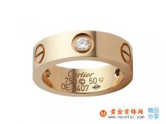 卡地亞（cartier）玫瑰金戒指價格 戒指上海價格、戒指香港價格、卡地亞戒指保