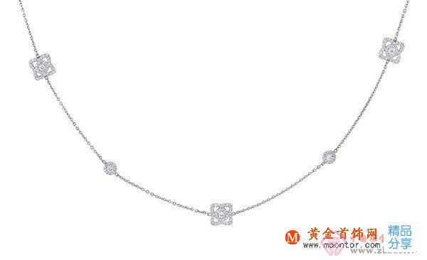 
	18K白金項鏈吊墜圖（圖）
