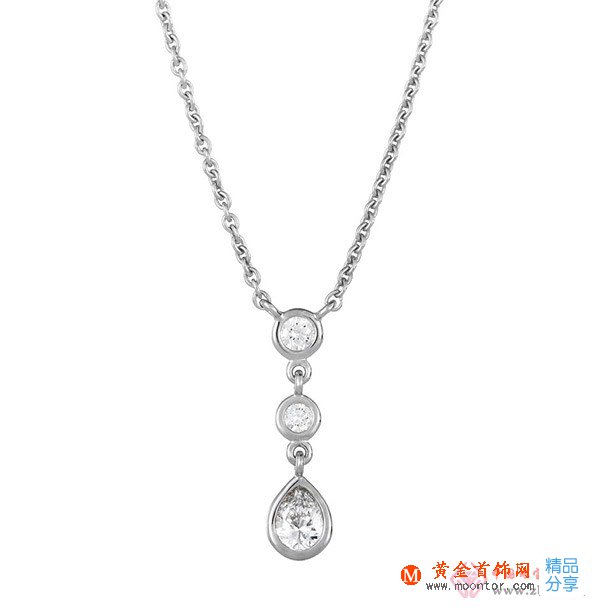 
	18K白金項鏈吊墜圖（圖）
