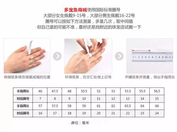 一分鐘教你學會測量自己的戒指、手鐲圈號-珠寶購買技巧