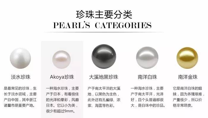 珍珠哪種好?珍珠的品種大全圖解