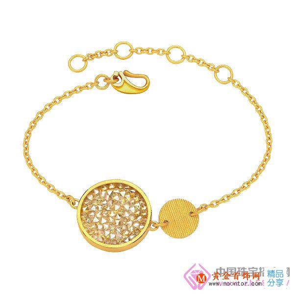
	金飾配水晶Just Gold凡爾賽花園春夏金飾系列(圖)
