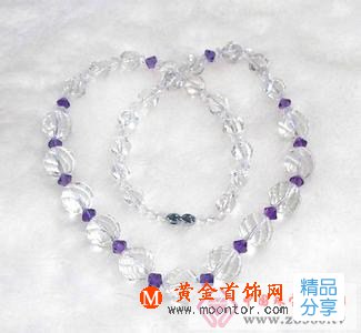 
	天然水晶項鏈的識別
