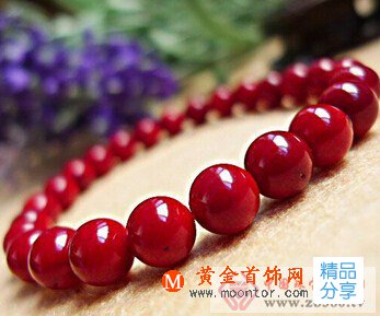 
	紅珊瑚手鏈的鑒別
