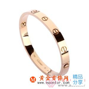 
	卡地亞玫瑰金手鐲介紹
