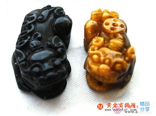 
	黑曜石和虎睛石
