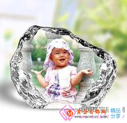 
	水晶相框的制作過程
