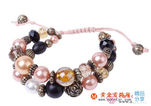 兩股紅繩手鏈編法