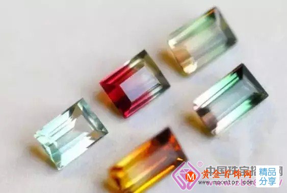 
	多色碧璽可遠不止西瓜碧璽一種
