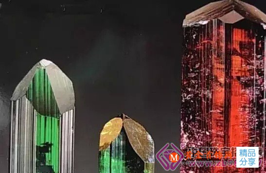 
	多色碧璽可遠不止西瓜碧璽一種
