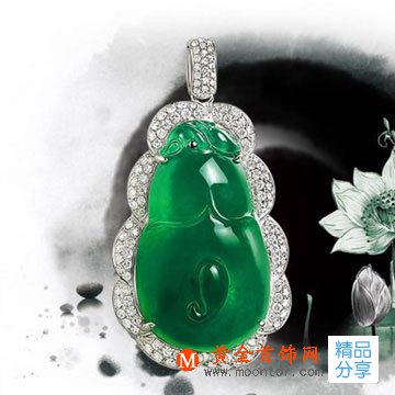 
	老福黃金翡翠吊墜 翡翠鑒定誤區
