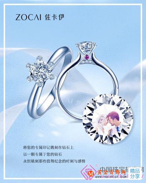 
	佐卡伊鉆石定制新體驗：將浪漫結婚照刻在鉆石上
