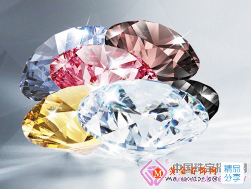 
	彩色鉆石的價值在于色

