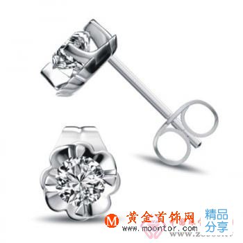 
	買鉆石耳釘是買鉑金還是K金的?
