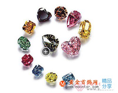
	彩鉆與無色鉆石的區別

