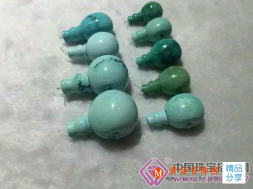 
	綠松石仿冒品和合成綠松石的鑒別
