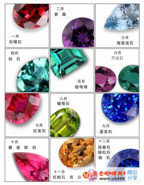 
	十二星辰石的象征

