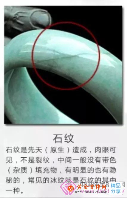 
	翡翠的石紋,裂紋,石花的區別
