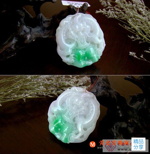 
	相同質量的翡翠塊度越大越為珍稀
