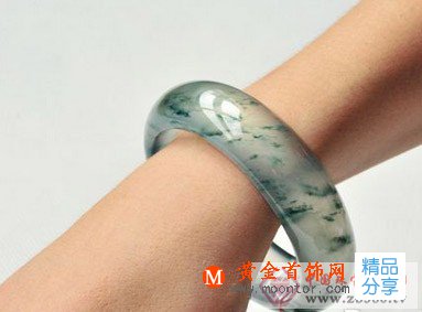 
	翡翠玉鐲的鑒別
