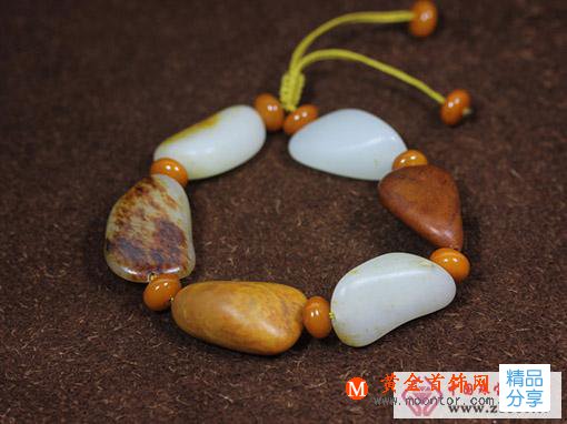 
	和田玉籽料手鏈價格圖（圖）
