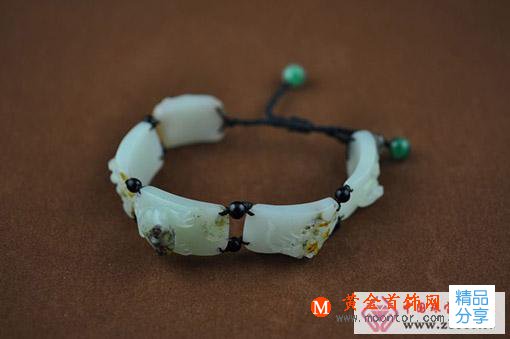 
	和田玉籽料手鏈價格圖（圖）

